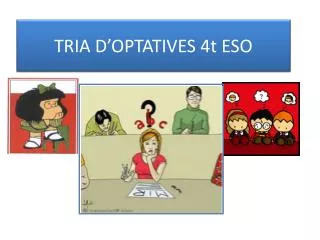 tria d optatives 4t eso