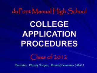 duPont Manual High School