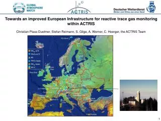Towards an improved European Infrastructure for reactive trace gas monitoring within ACTRIS