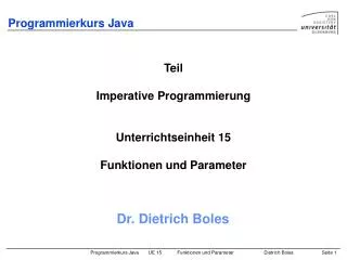 programmierkurs java