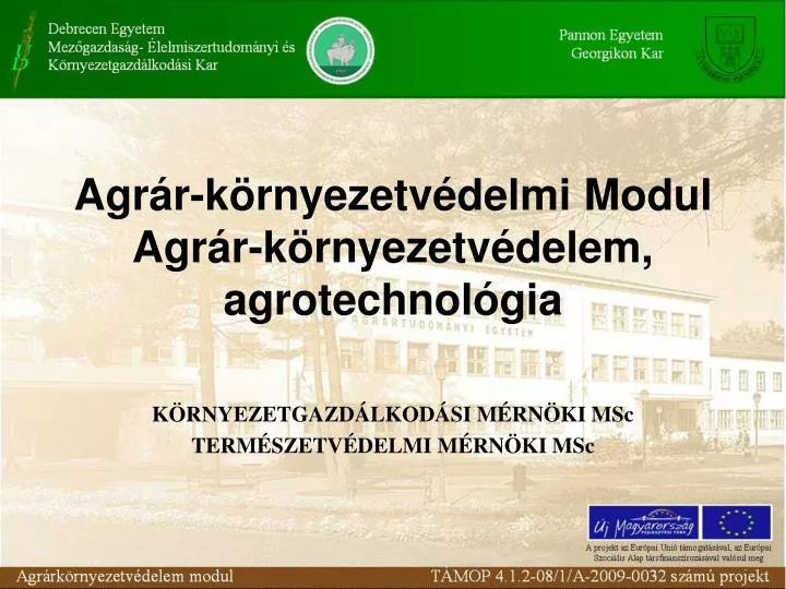 agr r k rnyezetv delmi modul agr r k rnyezetv delem agrotechnol gia