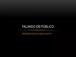 falando em p blico