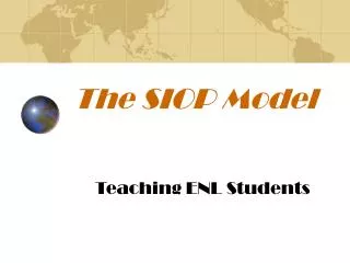 The SIOP Model