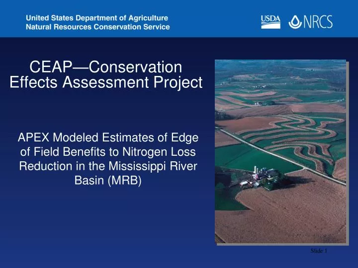 ceap conservation effects assessment project