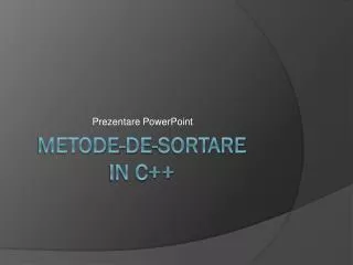 prezentare powerpoint