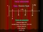 FAİZ SİSTEMİ - slide 1