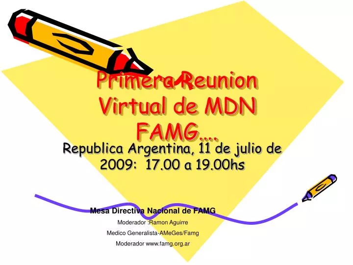 primera reunion virtual de mdn famg