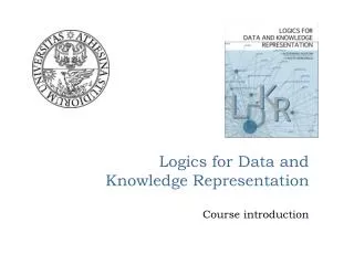 Logics for Data and Knowledge Representation