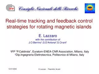 Real-time tracking and feedback control strategies for rotating magnetic islands