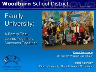 Family University: A Family That Learns Together, Succeeds Together