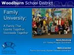 Family University: A Family That Learns Together, Succeeds Together