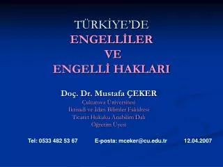t rk ye de engell ler ve engell haklari