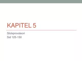 kapitel 5