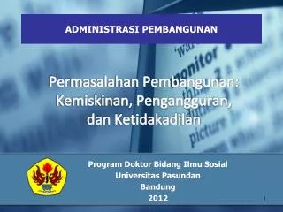 PPT - BAB 5 KEMISKINAN, KETIMPANGAN, DAN PEMBANGUNAN PowerPoint ...