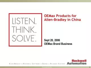 OEMax Products for Allen-Bradley in China