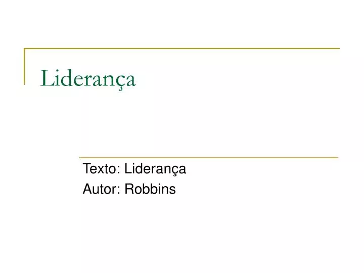 lideran a