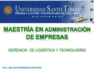 gerencia de log stica y tecnolog as