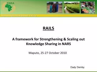 RAILS A framework for Strengthening &amp; Scaling out Knowledge Sharing in NARS