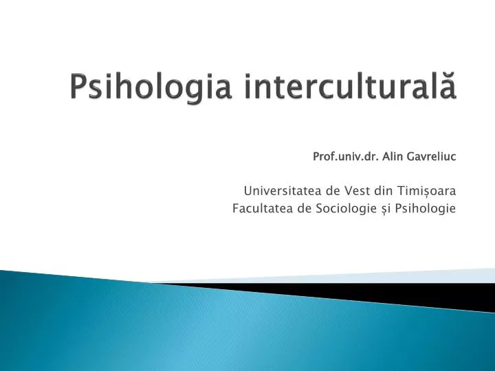 psihologia intercultural