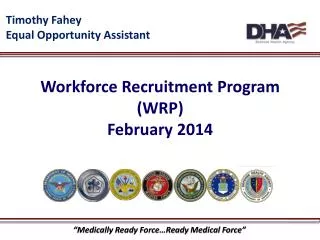 Workforce Recruitment Program (WRP) February 2014