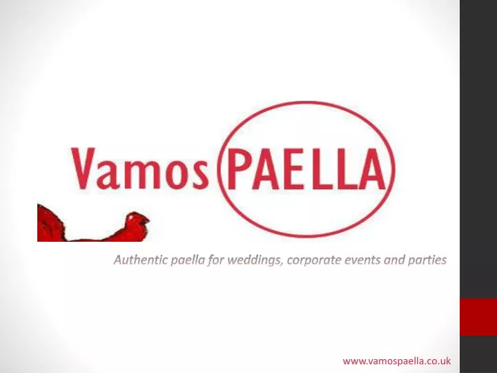 authentic paella for weddings corporate events and parties