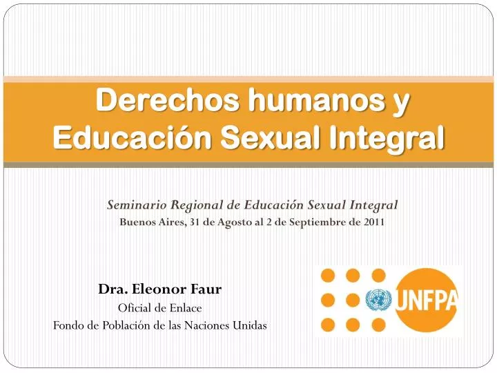 derechos humanos y educaci n sexual integral