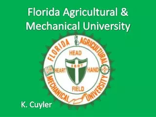 Florida Agricultural &amp; Mechanical University