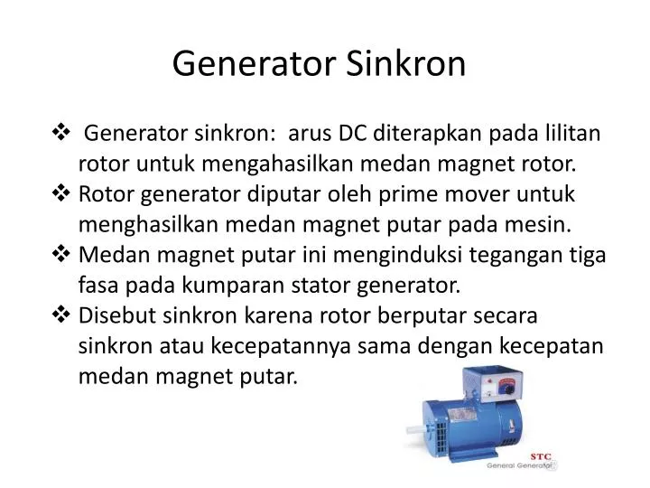 generator sinkron