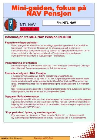 mini gaiden fokus p nav pensjon