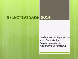 selectividade 2014