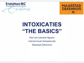 intoxicaties the basics