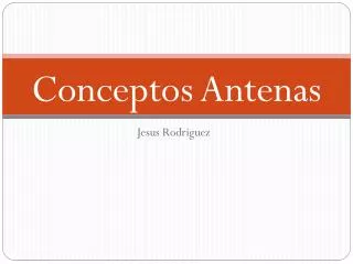 conceptos antenas