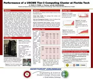 Performance of a USCMS Tier-3 Computing Cluster at Florida Tech