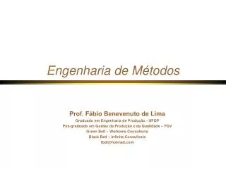 engenharia de m todos