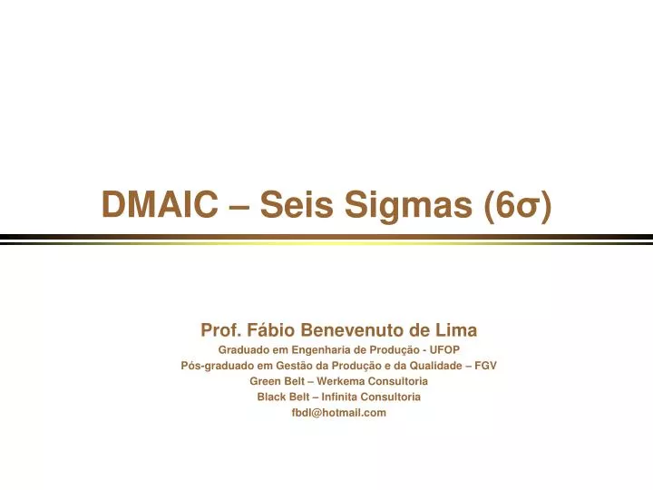 dmaic seis sigmas 6