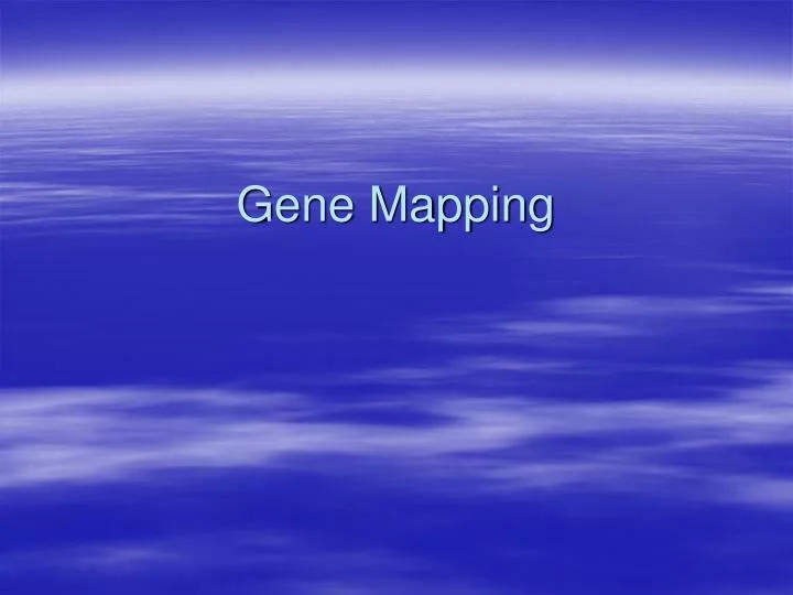 gene mapping