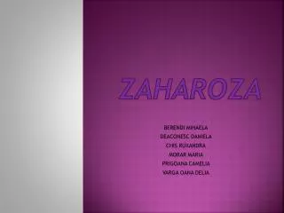 zaharoza