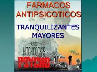 farmacos antipsicoticos