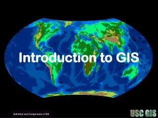 Introduction to GIS