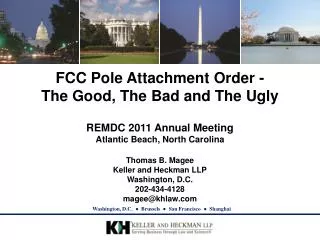 FCC Pole Attachment Order - The Good, The Bad and The Ugly