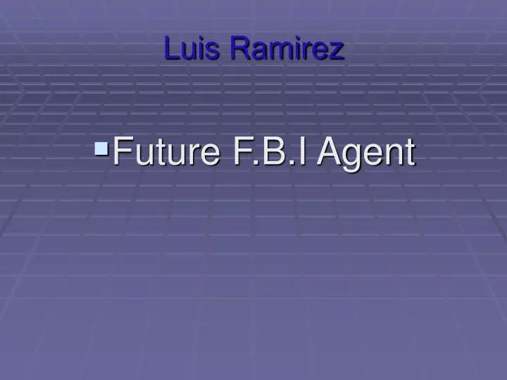 luis ramirez