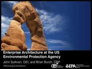 Enterprise Architecture at the US Environmental Protection Agency
