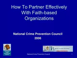 How To Partner Effectively With Faith-based Organizations