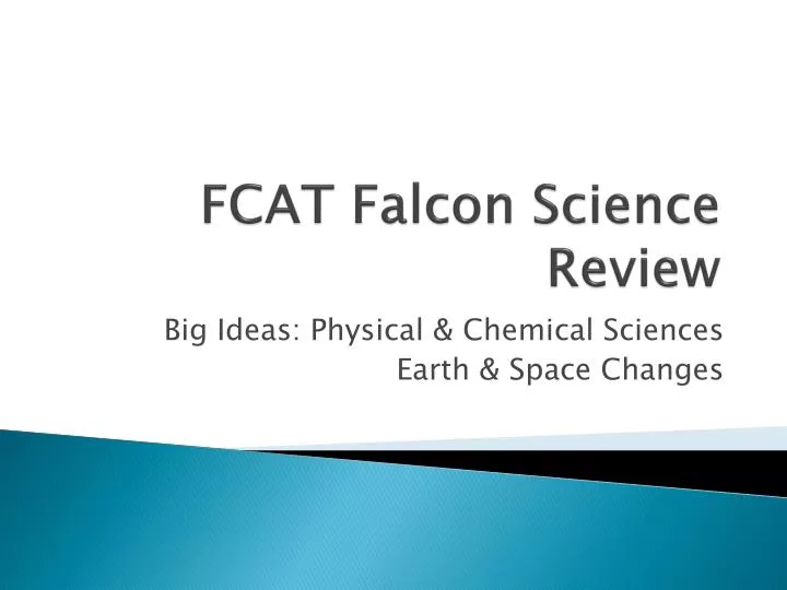 fcat falcon science review
