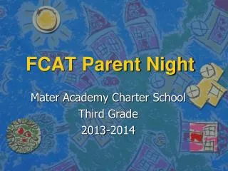 FCAT Parent Night