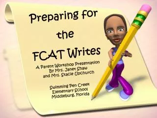 Preparing for the FCAT Writes