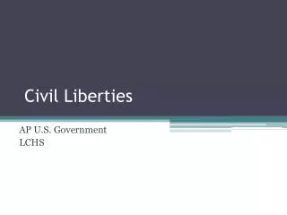 civil liberties