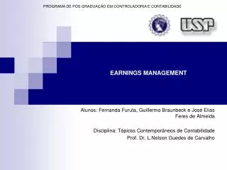 earnings management