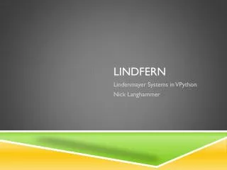 Lindfern