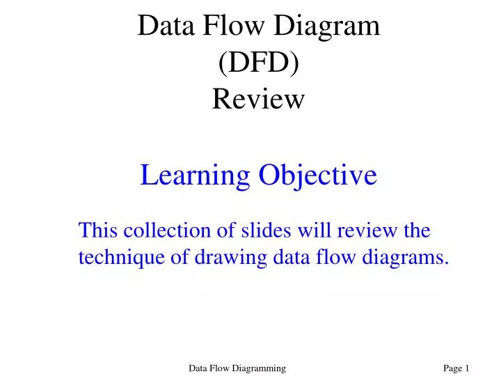 data flow diagram dfd review